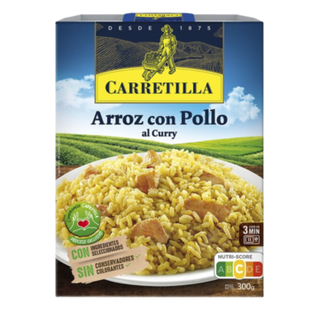 Carretilla Arroz con pollo al curry Carretilla