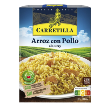 Carretilla Arroz con pollo al curry