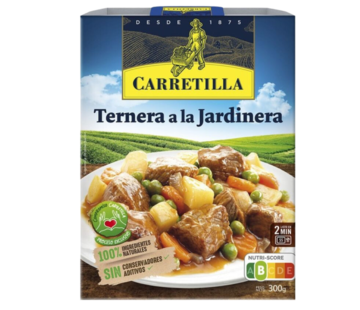 Carretilla Ternera a la Jardinera Carretilla