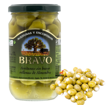 Bravo Olives Manzanilla avec Amande