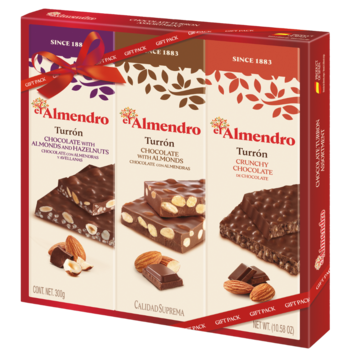 El almendro Turron Gift Pack Chocolade