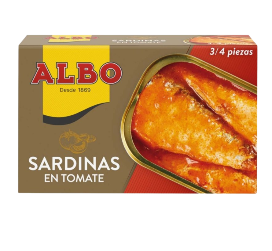 Albo Sardines à la sauce tomate