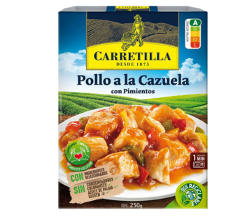 Carretilla Carretilla Pollo Cazuela con Pimiento