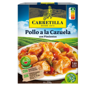 Carretilla Carretilla Pollo Cazuela con Pimiento