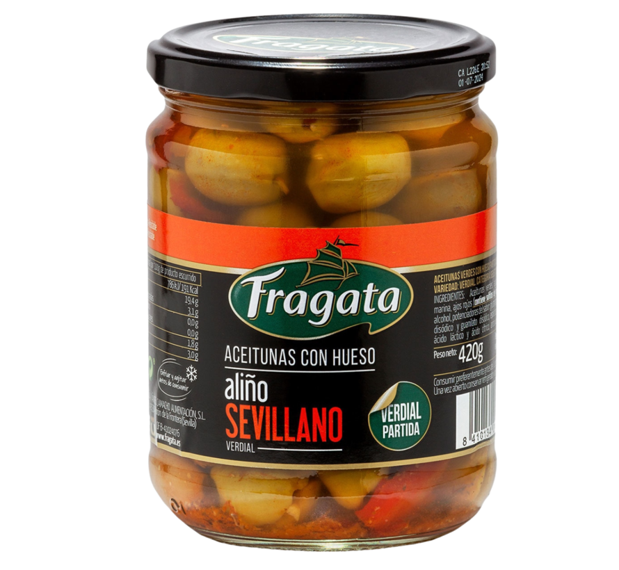 Olives Aliños Séville Avec Noyau