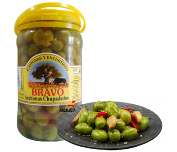 Bravo Olives Chupadedos 800 gr