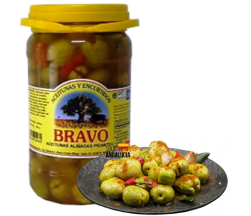 Bravo Olives Marinées Épicées