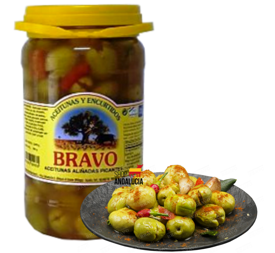 Olives Marinées Épicées