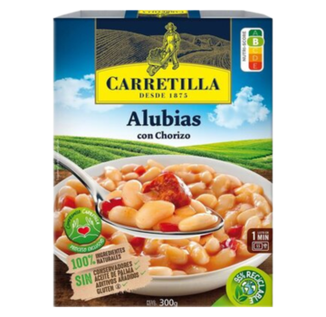 Carretilla Alubias Bonen met Chorizo