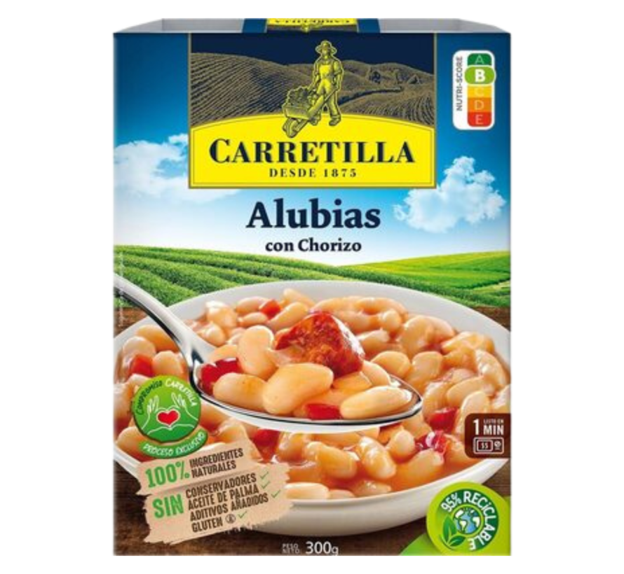 Alubias Haricots blancs avec chorizo