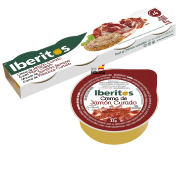 Iberitos Iberitos Crema Jamon Curado Mono 4 Pack