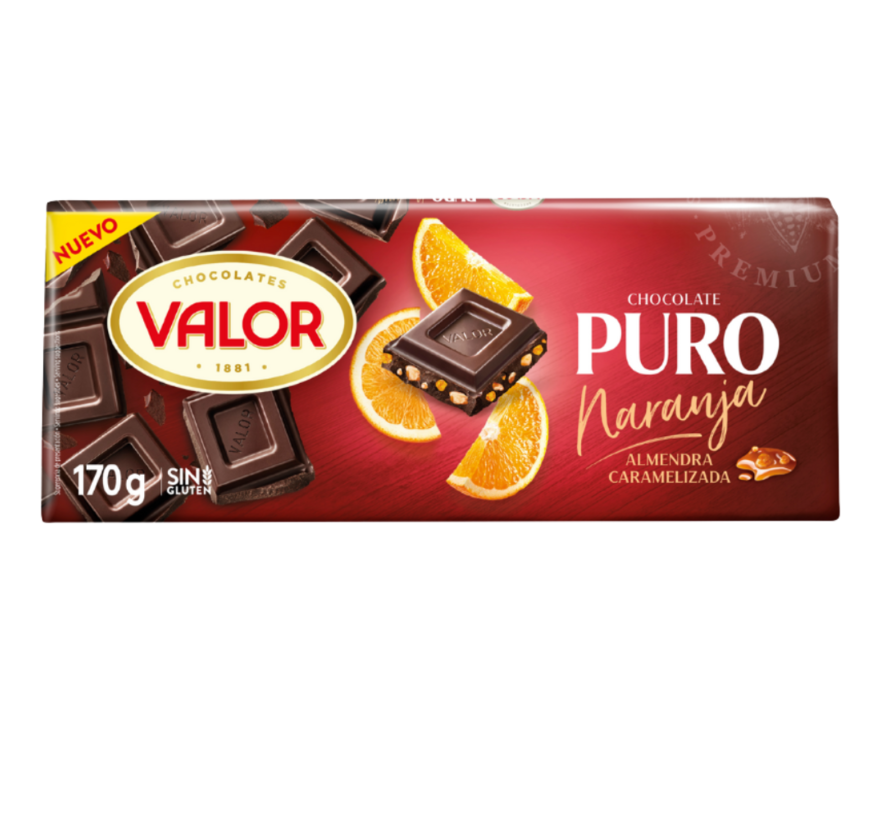 Valor Puro Chocolat Orange Amande