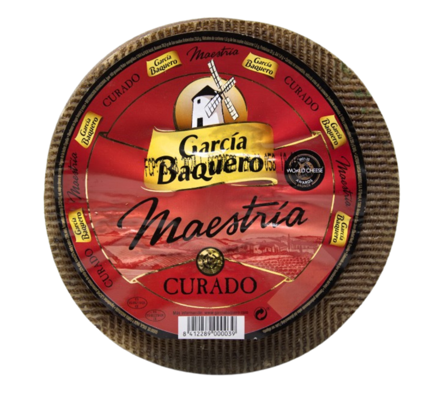 Fromage espagnol au lait de vache, chèvre et brebis – Garcia Baquero Maestría Curado