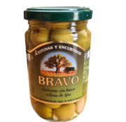 Bravo Bravo Olives Manzanilla à l'ail 500 gr