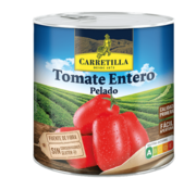 Carretilla Tomate Entero Gepelde Tomaten
