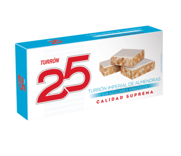 Turron 25 Turron 25 Duro Sin Azucar Suikervrij