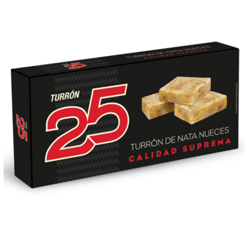 Turron25 Turron 25 Nata Nueces