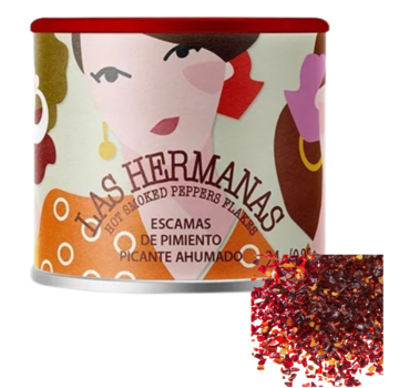 Las Hermanas Flocons de paprika fumé et piquant de La Vera
