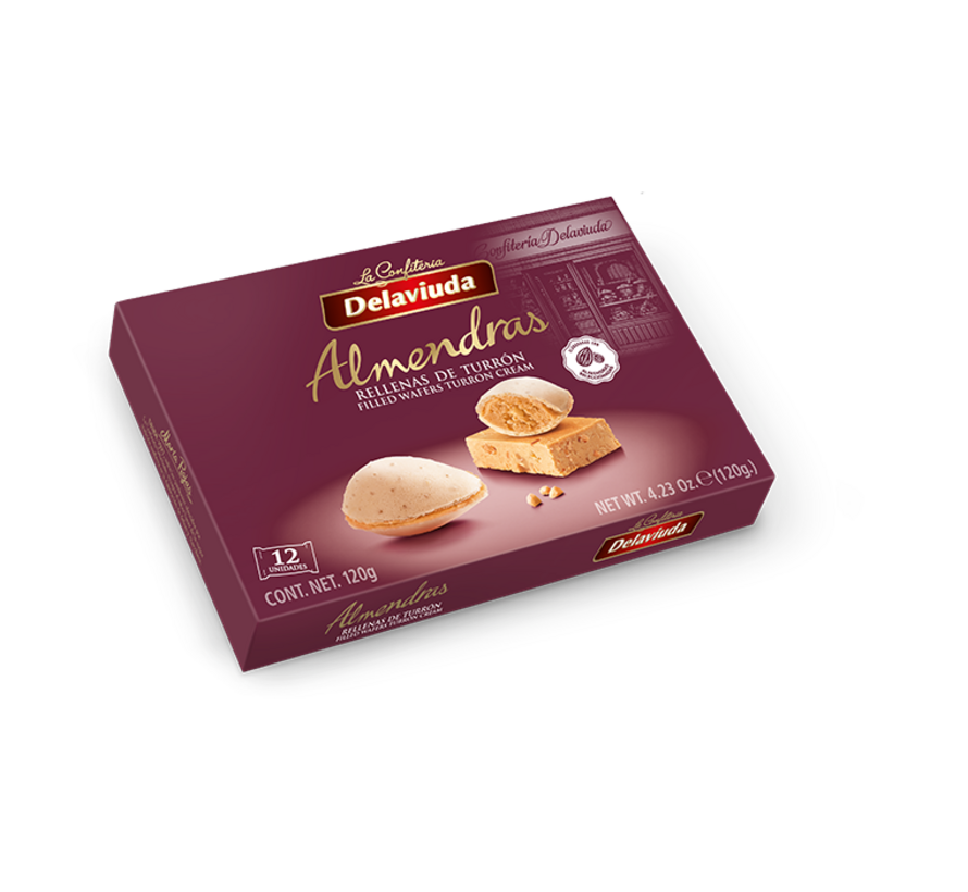 Almendras Rellenas Con Turron