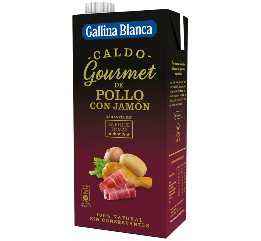 Caldo Gourmet Pollo con Jamon
