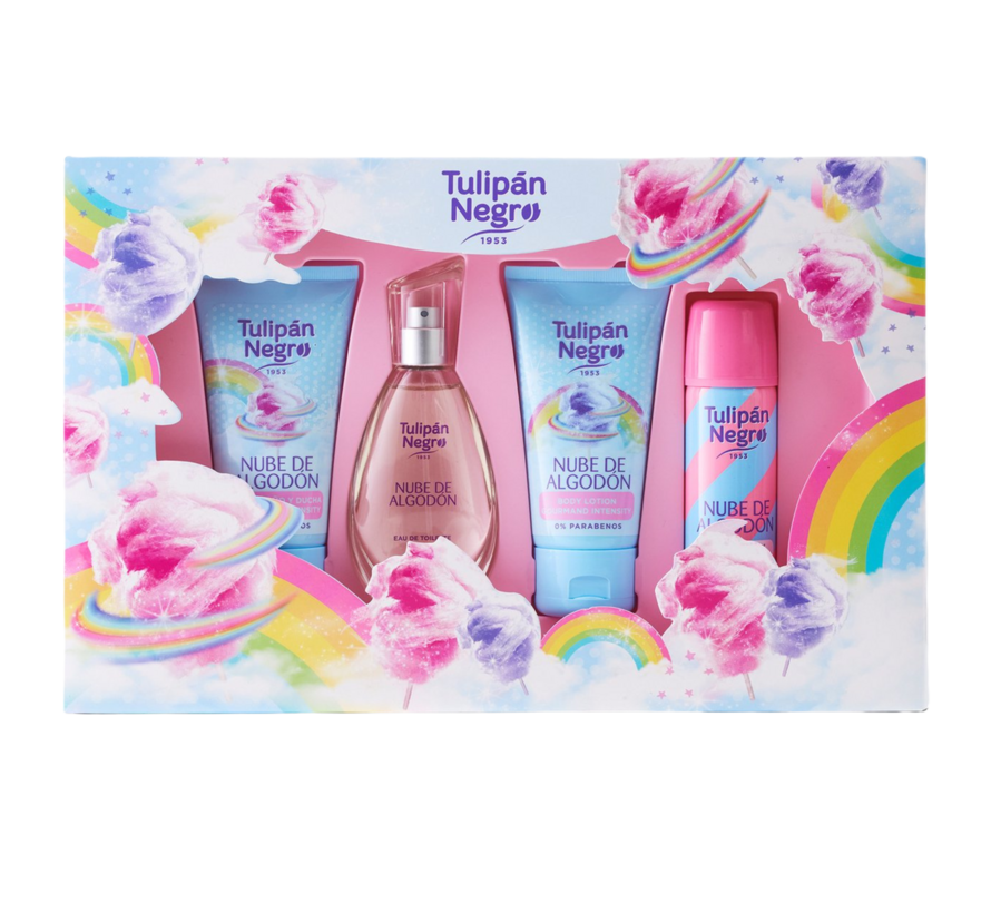 Cadeaupakket Tulipán Negro Nube de Algodón