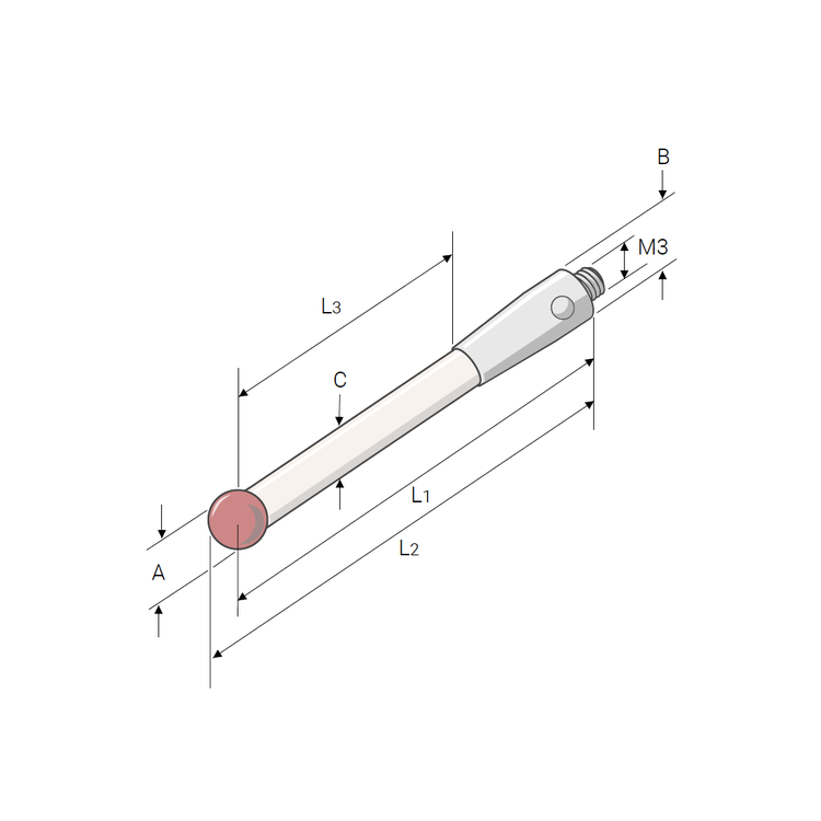 SAPROTEC SAPROTEC T60-4-M3-HAR Taststift