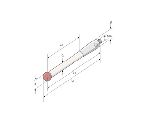 Renishaw Taststift A-5003-4797 – M4 Gewinde, 2 Mm Kugeldurchmesser, Für Messgeräte