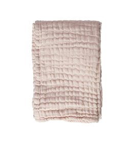 MIES&CO Mies&co - Soft mousseline blanket - Soft pink