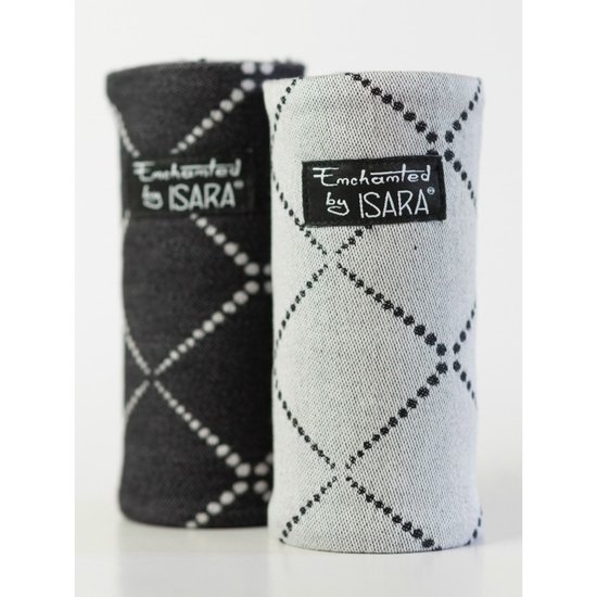ISARA ISARA teething pads - Diamonda Black (reversible)