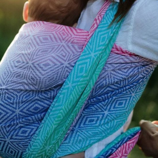 Little Frog  Little Frog draagdoek - Aurora Cube