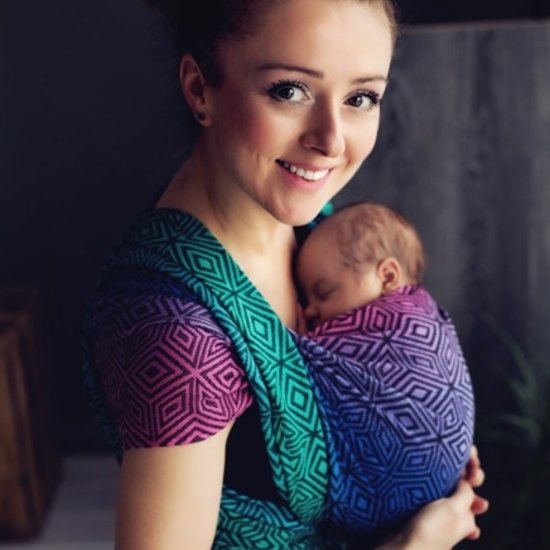 Little Frog  Little Frog draagdoek - Dark Aurora Cube