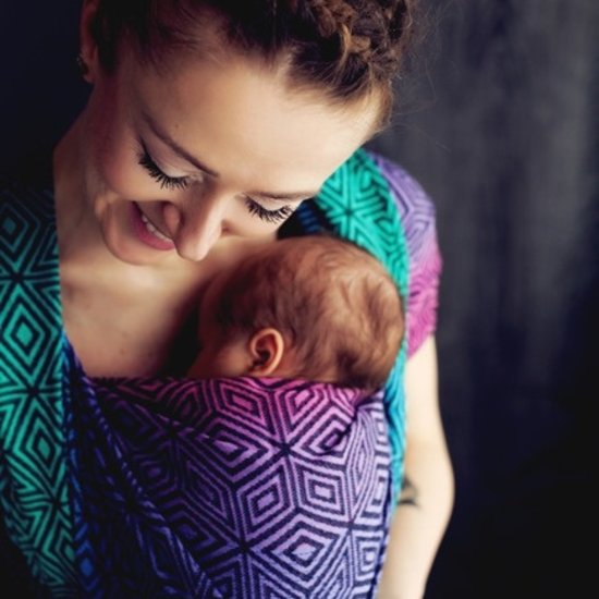 Little Frog  Little Frog draagdoek - Dark Aurora Cube