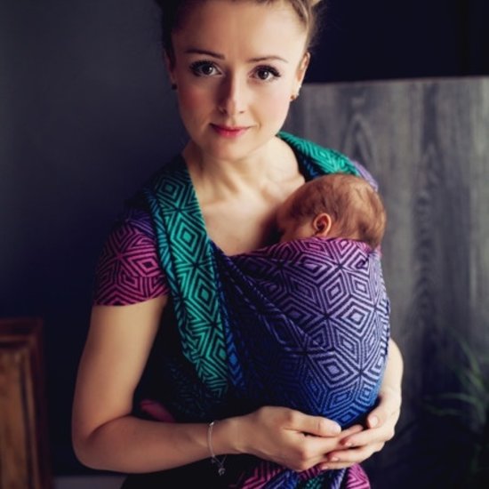 Little Frog  Little Frog draagdoek - Dark Aurora Cube