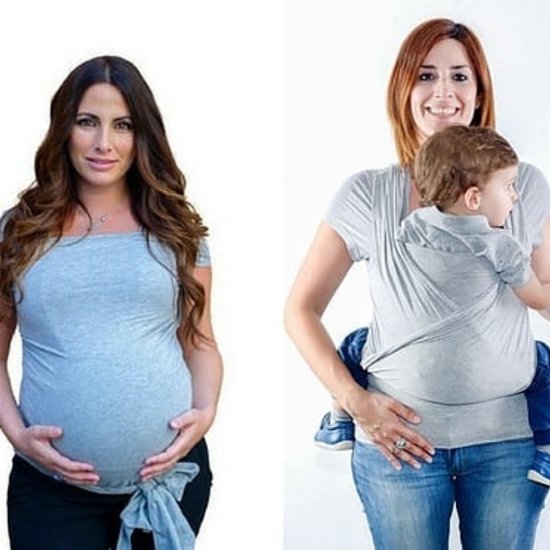 Quokkababy Quokka buidel/draagshirt grijs