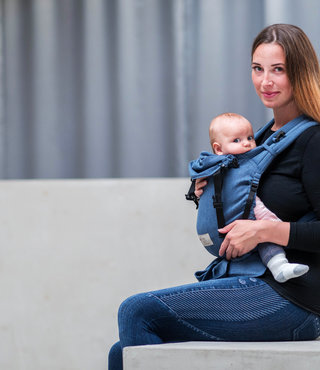 Storchenwiege Babycarrier - Denim/Jeans