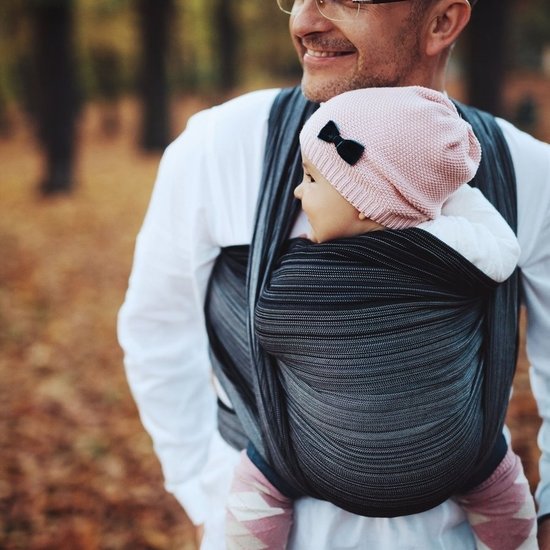 Little Frog  Little Frog draagdoek- Hematite