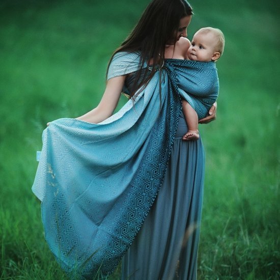 Little Frog  Little Frog ringsling - Stormy Cube