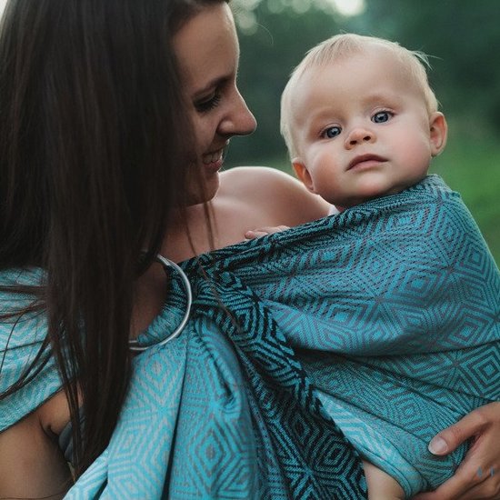 Little Frog  Little Frog ringsling - Stormy Cube