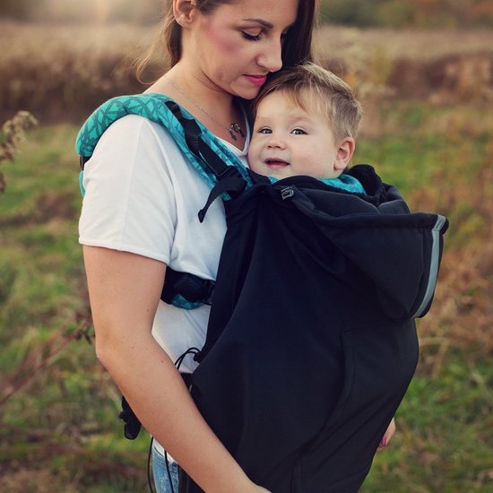 Little Frog  Little Frog Softshell draagcover - Black