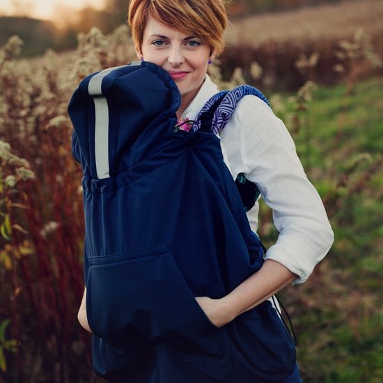 Little Frog  Little Frog Softshell draagcover - Navy