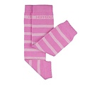 Hoppediz Beenwarmers Merinowol - roze gestreept