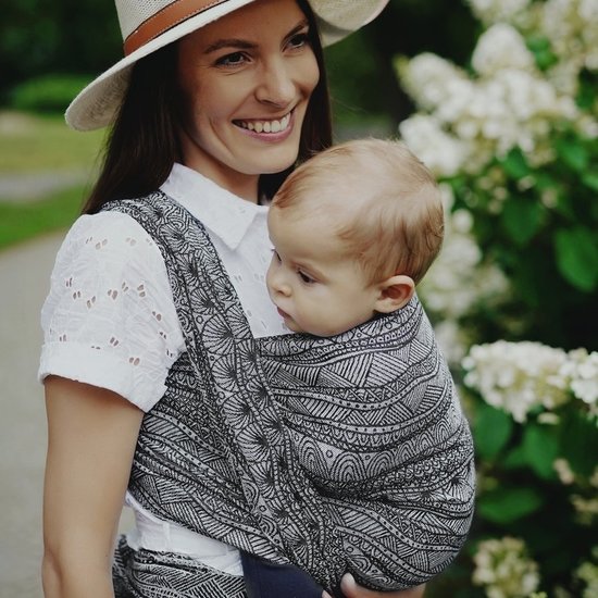 Little Frog  Little Frog draagdoek - Carbon Harmony