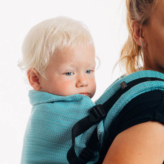 LennyLamb LennyPreschool - Little Herringbone Ombre Teal