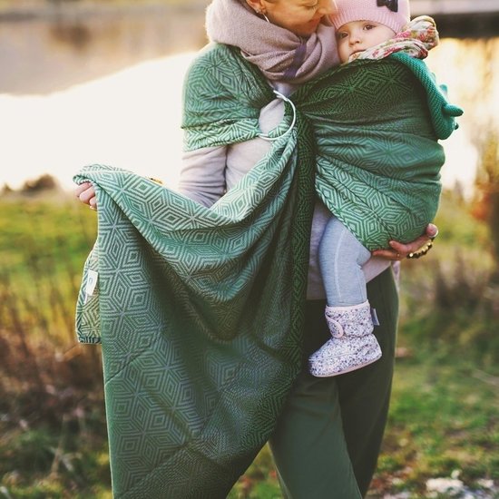 Little Frog  Little Frog ringsling - Mossy Cube