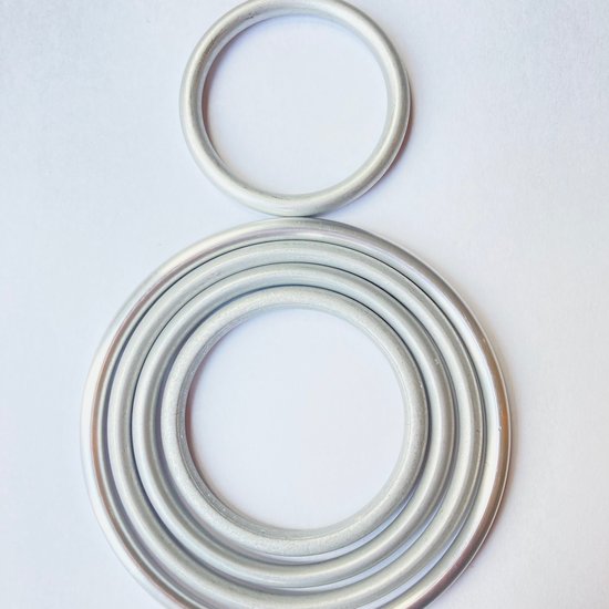 Slingrings Slingringen zilver