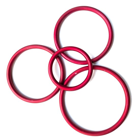 Slingrings Slingringen rood mat