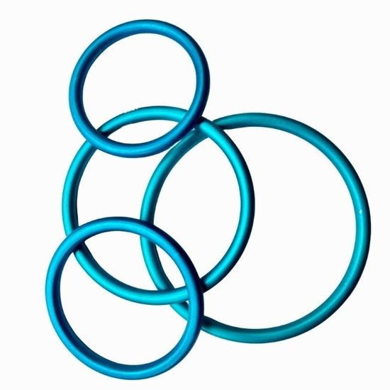 Slingrings Slingringen turquoise mat