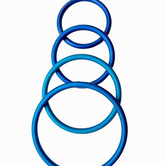 Slingrings Slingringen blauw mat