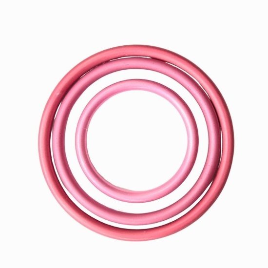 Slingrings Slingringen roze mat