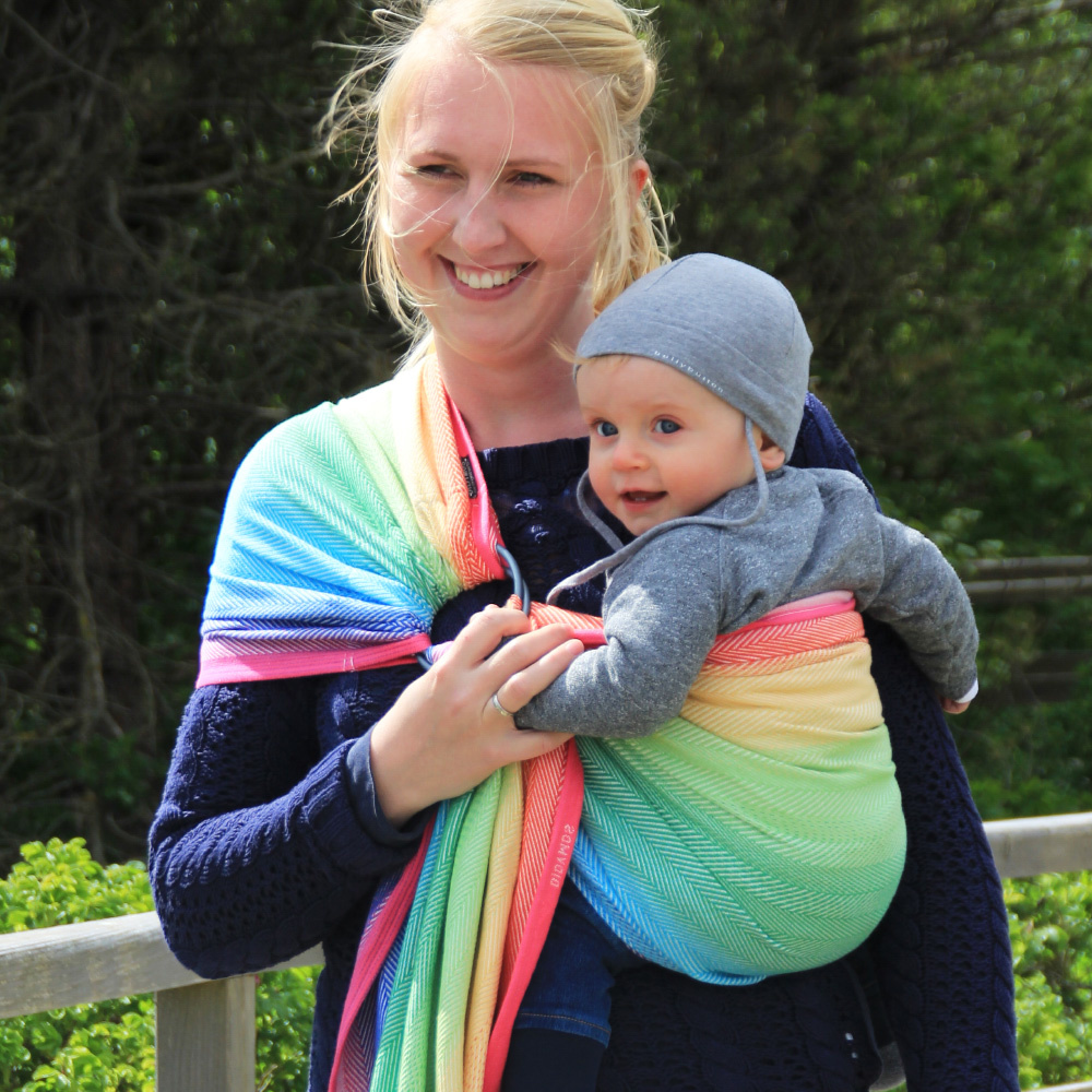 Didymos Lisca ringsling met gathered shoulder